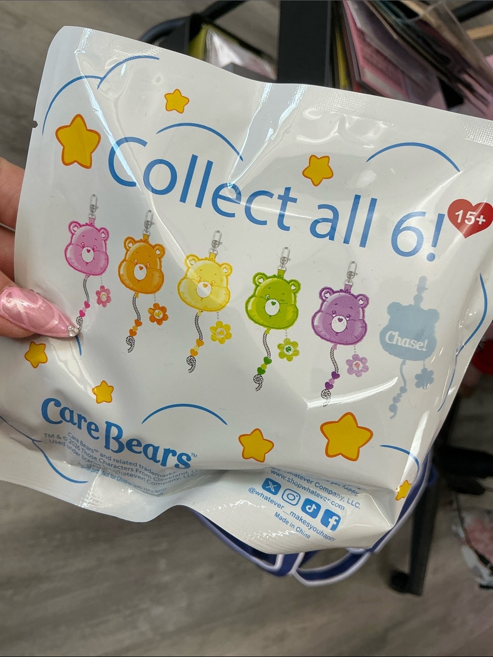 CARE BEARS MYSTERY BOX PADDED VINYL BALLOONS BAG CHARMS
